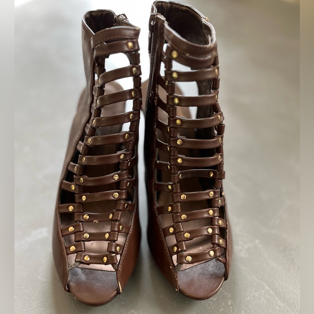 Brown Gladiator Heels